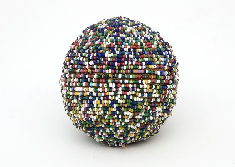 Sioux artwork for sale. Scatter Beaded Puberty Ball, circa 1890, Denver, Colorado, Art Gallery)