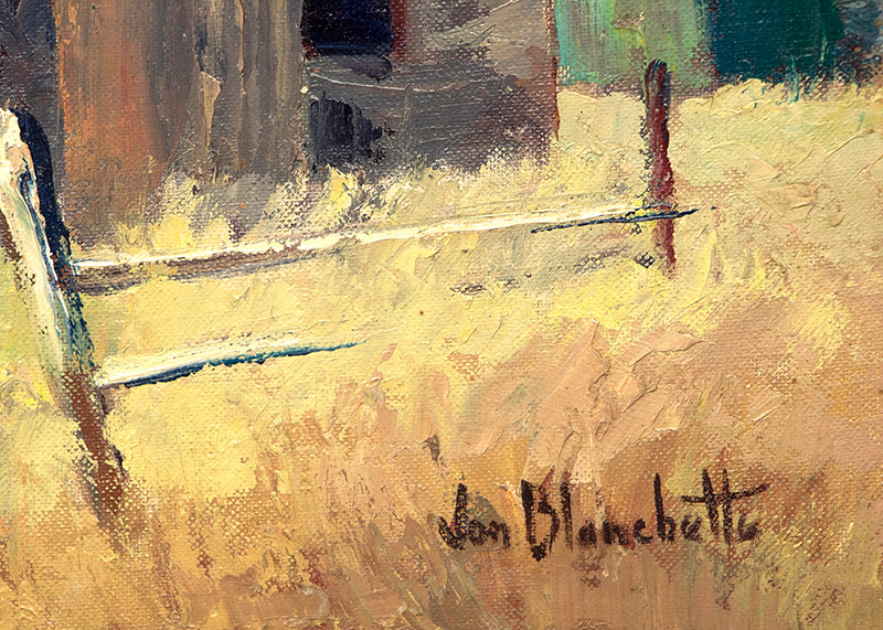 Ripe for Restoration (Abandoned Home, California), Painting, circa 1955