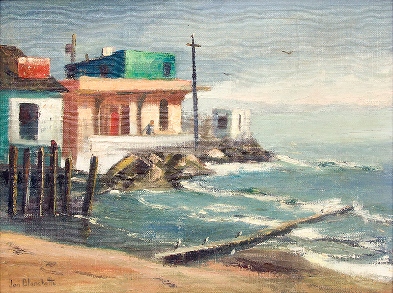 Jon Blanchette (1908-1987) artwork for sale. Capitola (California), Painting, circa 1955, Denver, Colorado, Art Gallery)