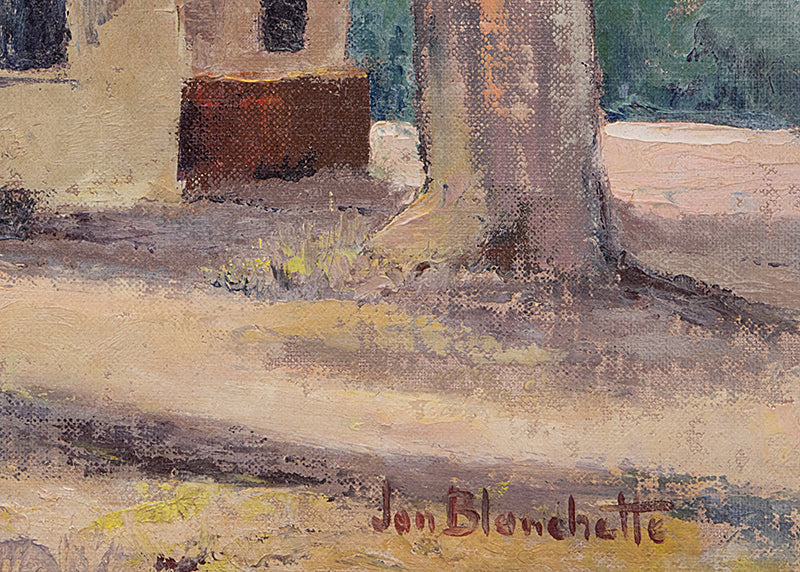 Capitola, Used To Be Airfield (Northern California), Painting, circa 1950