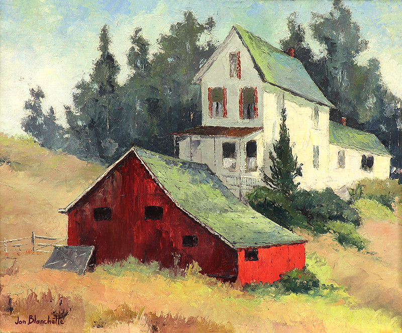 Jon Blanchette (1908-1987) artwork for sale. Near Cabrillo (California), Painting, circa 1955, Denver, Colorado, Art Gallery)