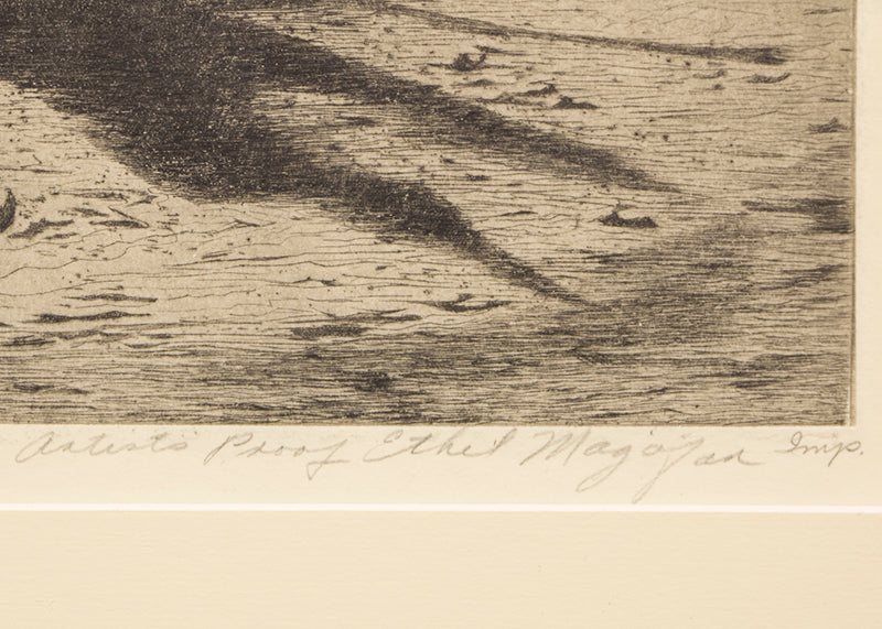 November Leaves, Artist Proof, Print, circa 1947