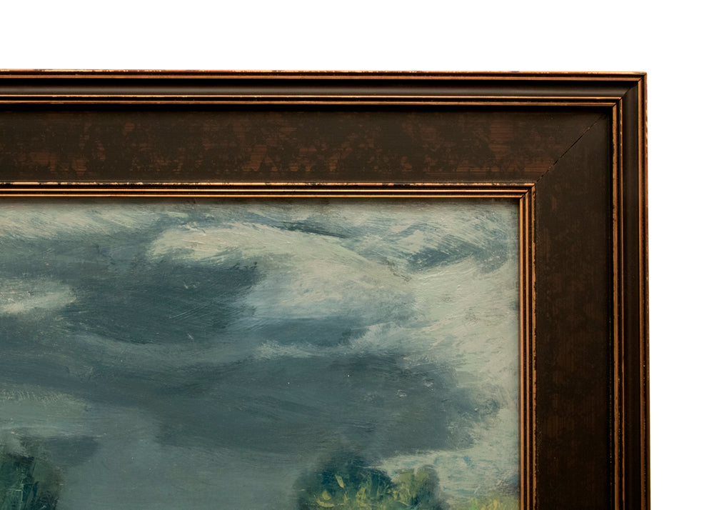 Untitled (Colorado Hill Town), Painting, circa 1940