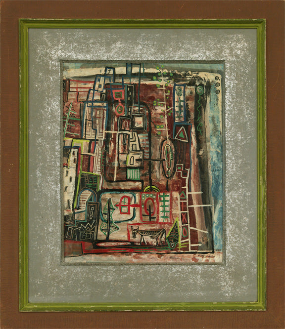 Untitled (Pueblo), Painting, 1949