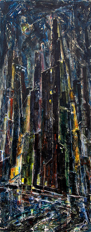 Charles Bunnell (1897-1968) artwork for sale. Untitled (New York City), Painting, 1951, Denver, Colorado, Art Gallery)