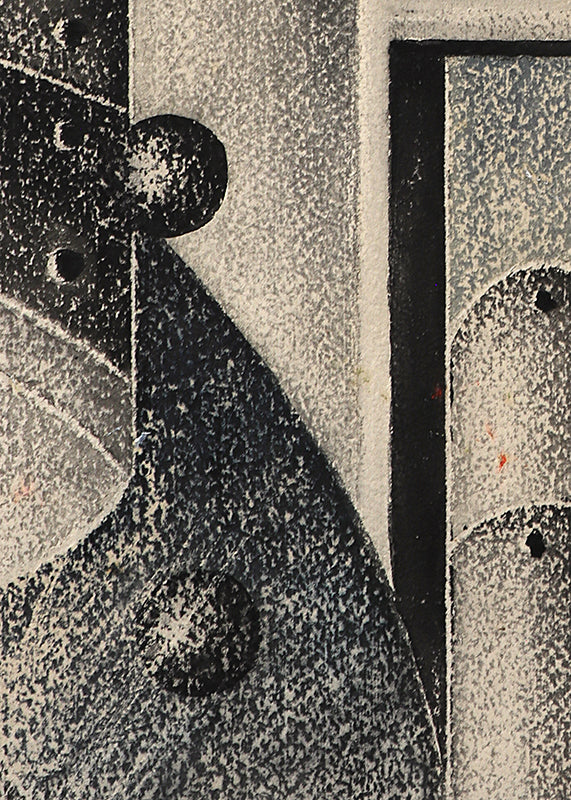 Quitting Time (Black & Blue Series), Painting, 1941