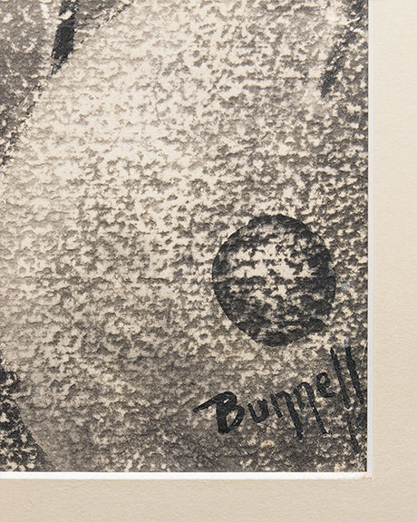 Rape of the Earth (Black & Blue Series), Drawing, 1941