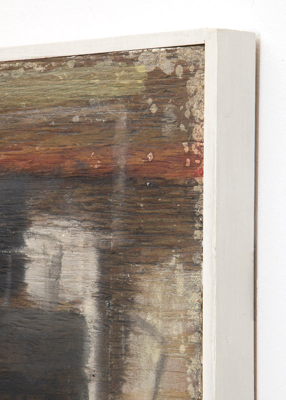 Untitled (Abstract in Black, Gray, Umber, and Ochre), Painting, 1956