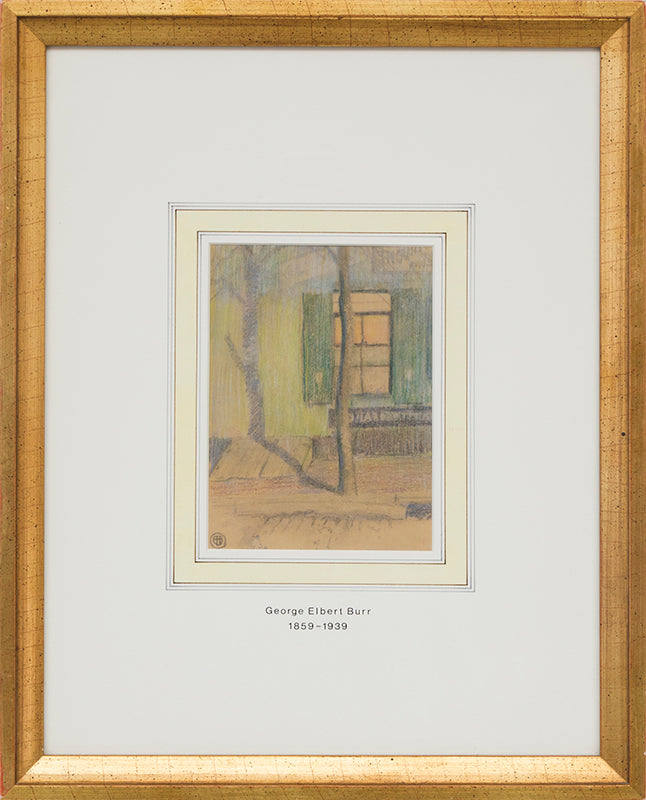 Untitled (Exterior with Tree), Drawing, circa 1915