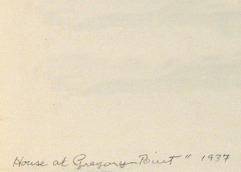 House at Gregory Point (Colorado); edition of 25, Print, 1937