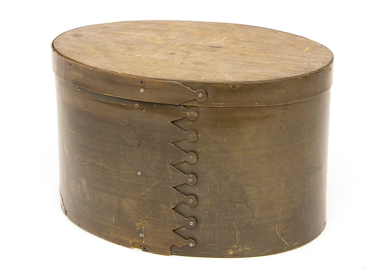 artwork for sale. Baleen Box with Incised Maritime Scene, circa 1900, Denver, Colorado, Art Gallery)