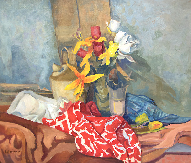 John E. Thompson (1882-1945) artwork for sale. Untitled (Still life), Painting, 1945, Denver, Colorado, Art Gallery)
