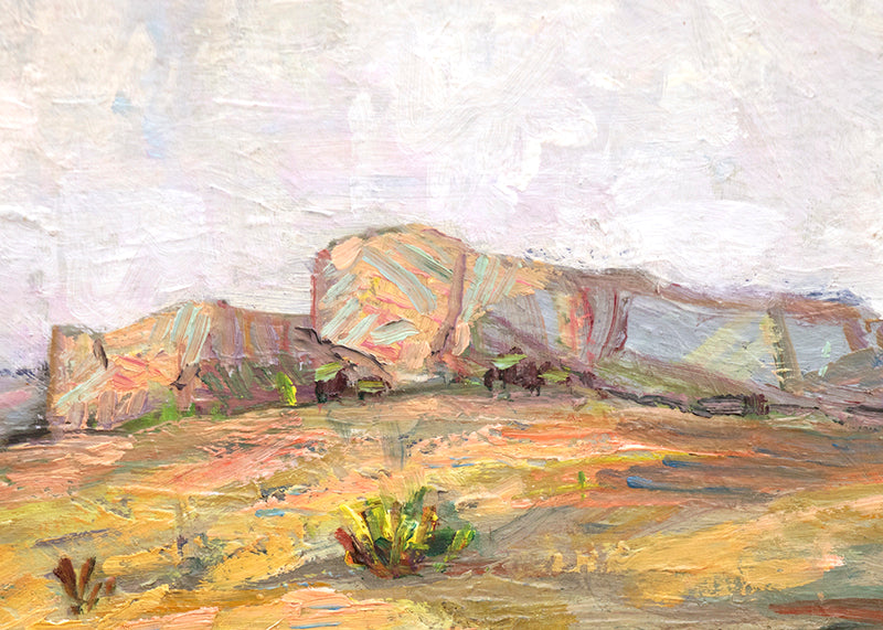 Untitled (Colorado Landscape with Buttes, Prairie and Sky), Painting, 1926