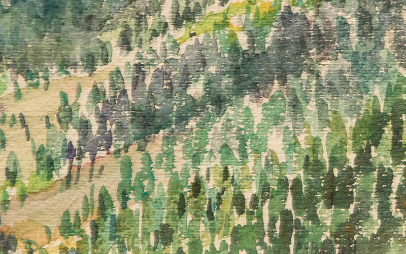 Cameron's Cone (Above Colorado Springs, Colorado), Painting, circa 1930