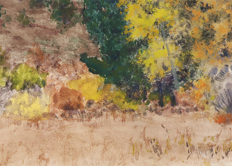 Untitled (Trees in Autumn, Colorado), Painting, circa 1900