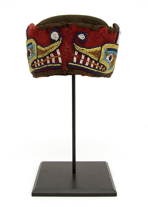 Beaded Head Ring with Sisiutl Design, circa 1890