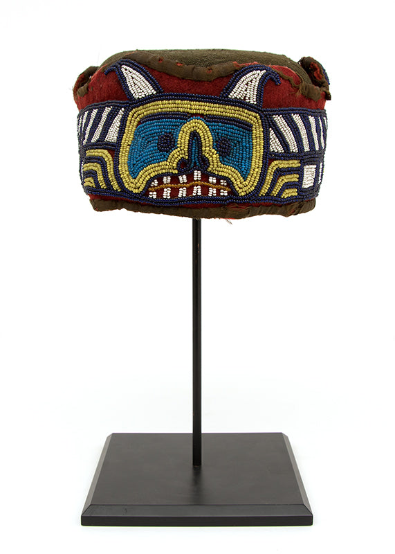 Beaded Head Ring with Sisiutl Design, circa 1890