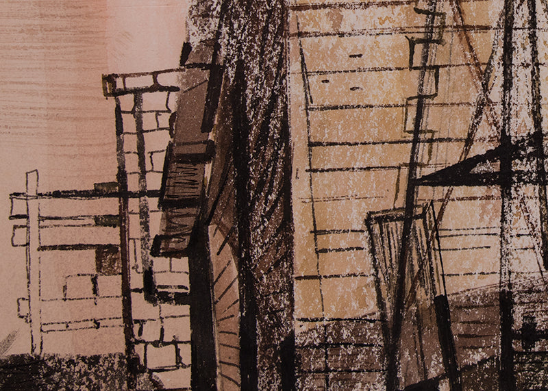 Windmill on the Plains, Painting, 1941