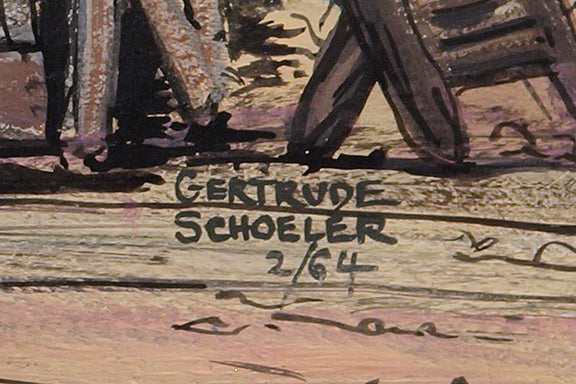 Lone Survivor, Georgetown, CO (Abandoned Building), Painting, 1964