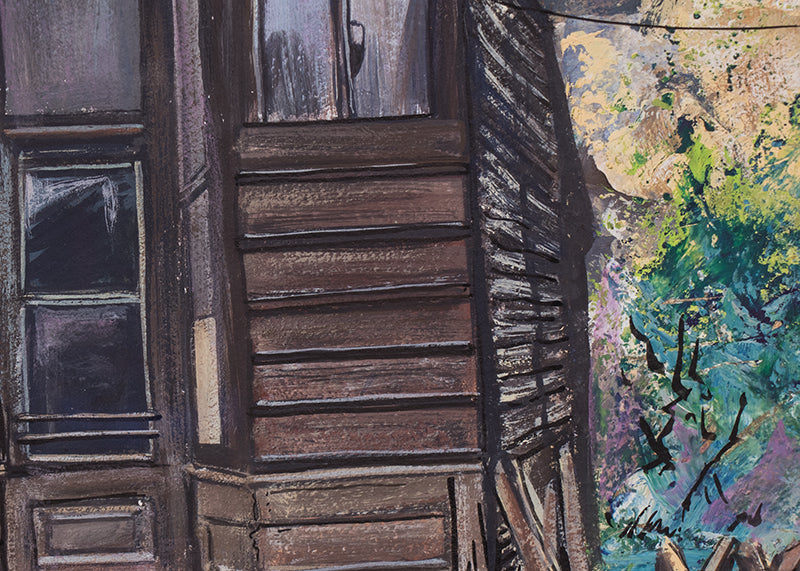 Lone Survivor, Georgetown, CO (Abandoned Building), Painting, 1964