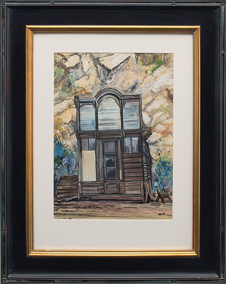 Lone Survivor, Georgetown, CO (Abandoned Building), Painting, 1964
