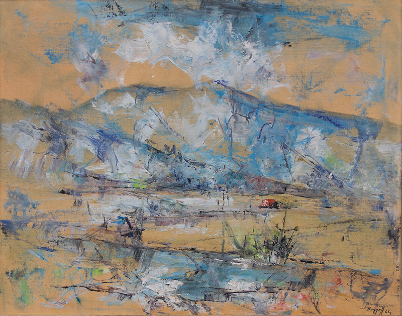 Charles Bunnell (1897-1968) artwork for sale. Untitled (Abstract, Mountains near Colorado Springs), Painting, 1962, Denver, Colorado, Art Gallery)