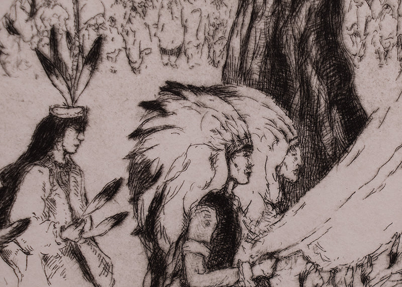 Comanche Dance, Ildefonso Pueblo (Artists Proof, edition of 50), Print, 1983