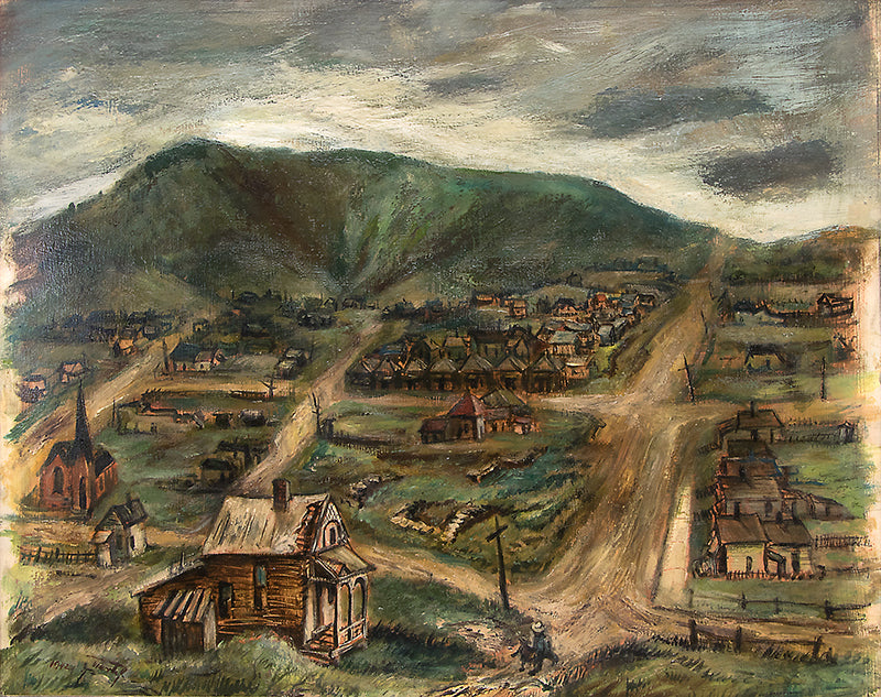 Suzanne Schweig Martyl (1918-2013) artwork for sale. Victor, Colorado, Painting, 1942, Denver, Colorado, Art Gallery)