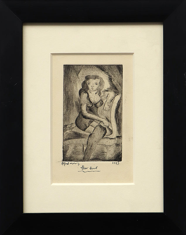 Show Girl, Print, 1945