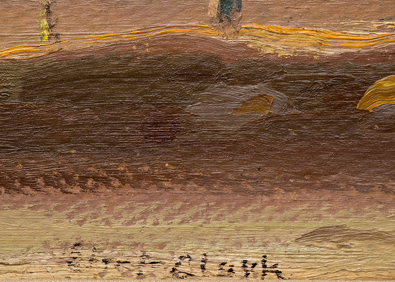 Pueblo Near Santa Fe (New Mexico), Painting, 1932