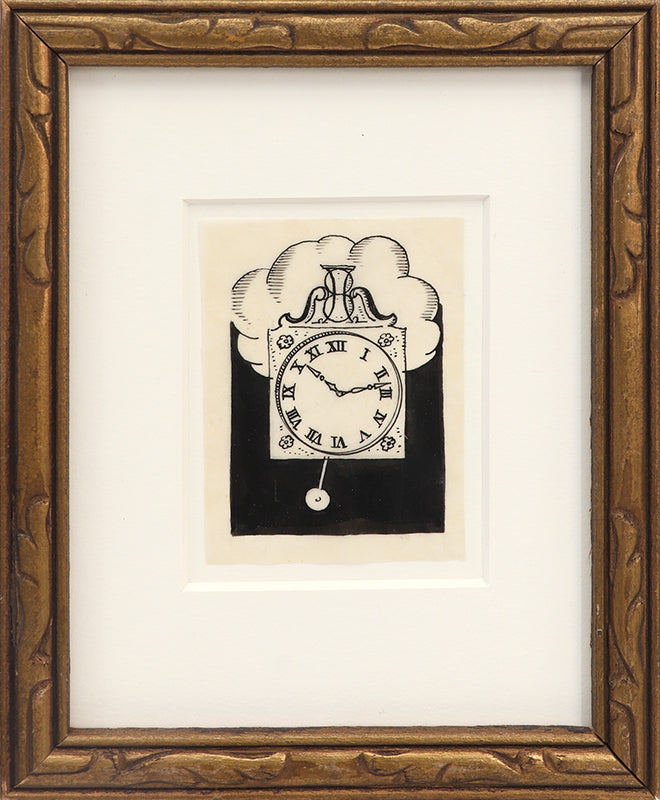 Pendulum Rhyme (Clock), Drawing