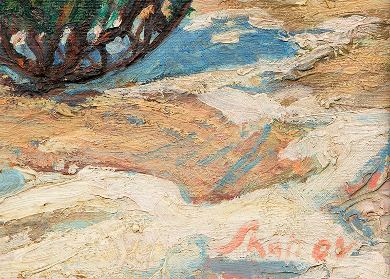 Taos Landscape (New Mexico), Painting, circa 1950