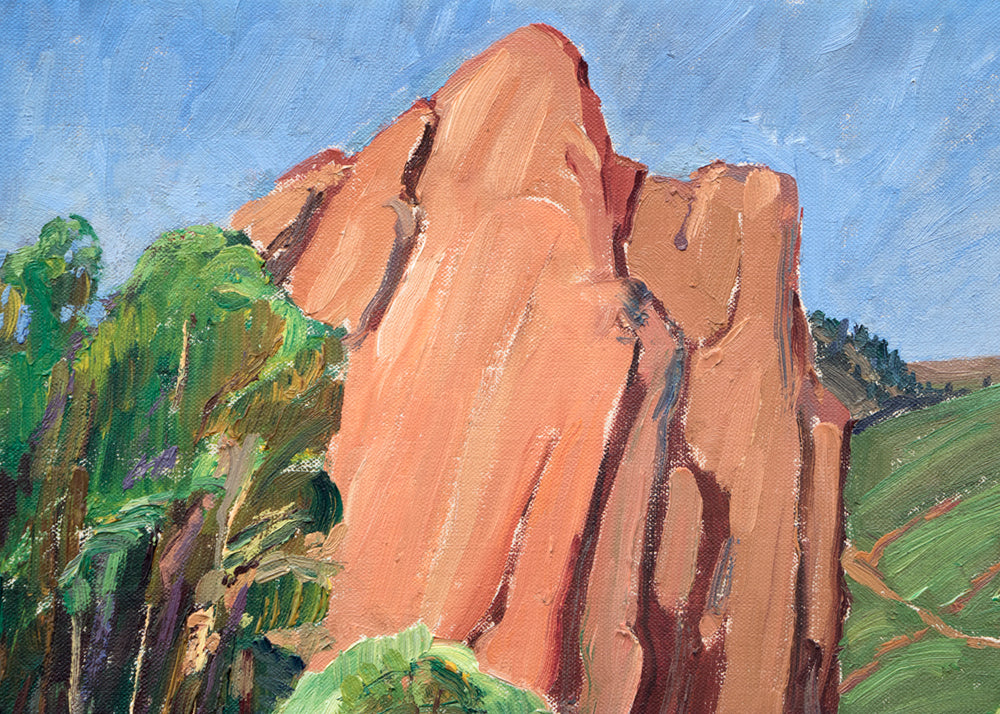 Untitled (Red Rocks, Colorado), Painting, 1930