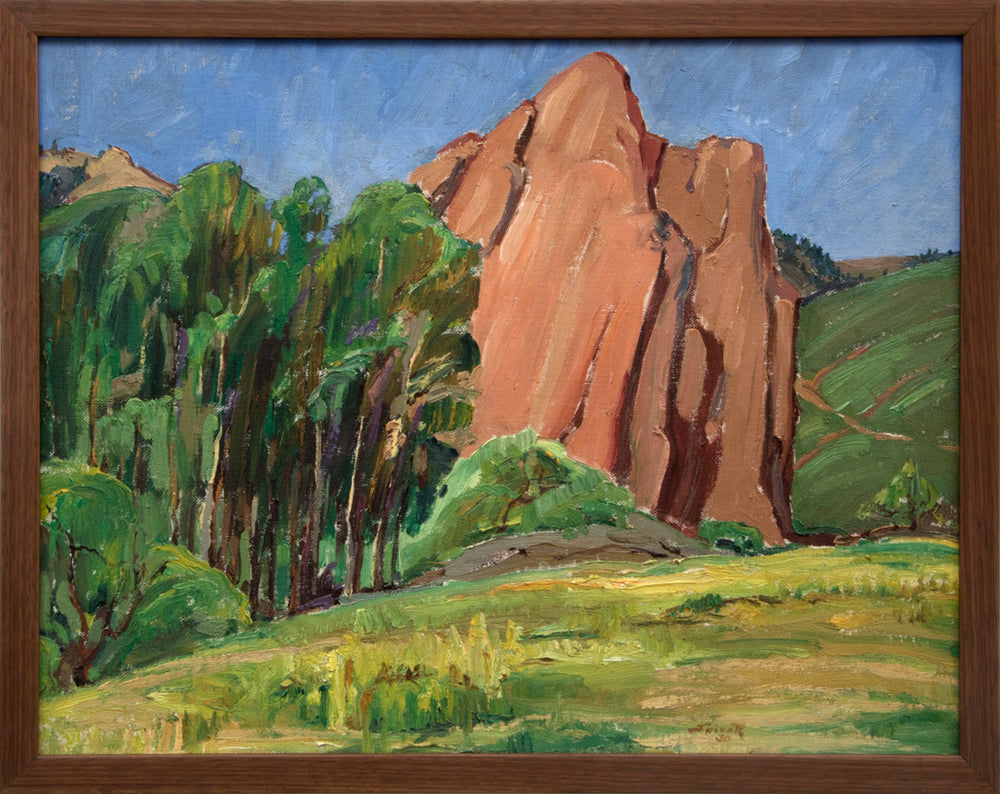 Untitled (Red Rocks, Colorado), Painting, 1930