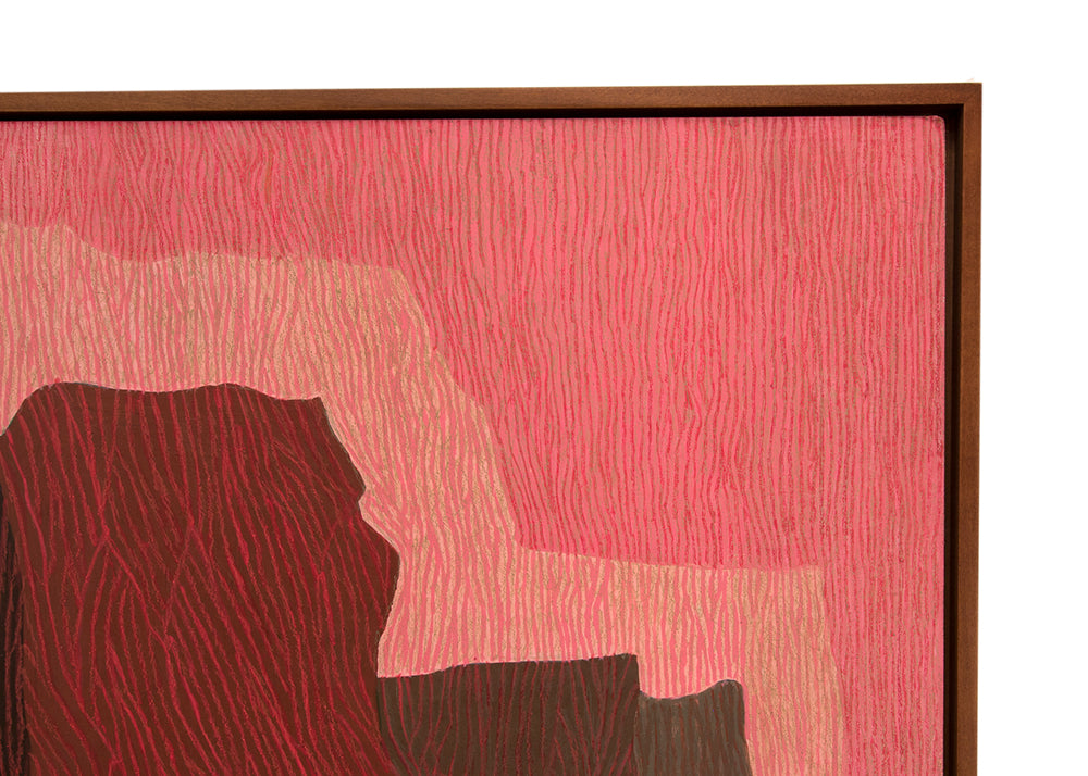 Untitled II (Sea Wall), Mixed Media Painting, circa 1968