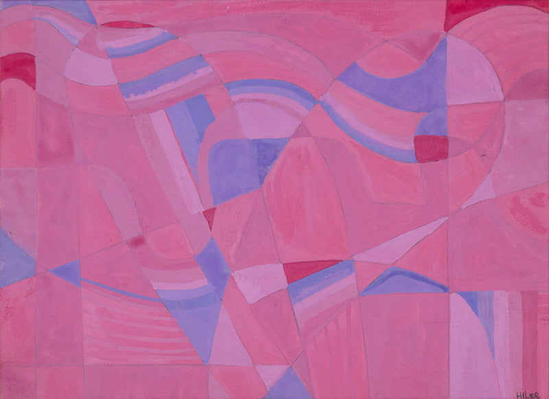 Hilaire Hiler (1898-1966) artwork for sale. Untitled (Pink Study), Painting, 1960, Denver, Colorado, Art Gallery)