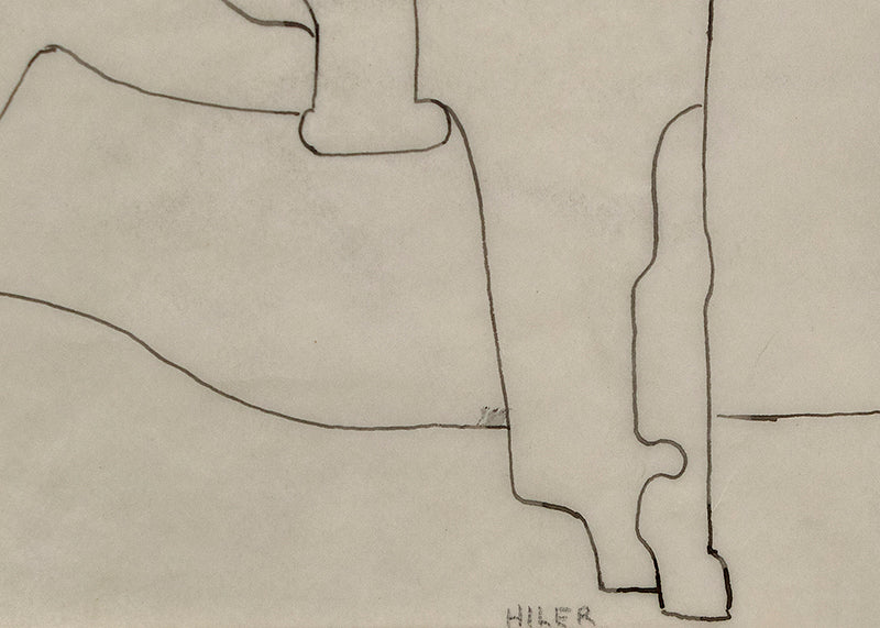 Pinto (Abstract Horse and Rider), Drawing, circa 1933