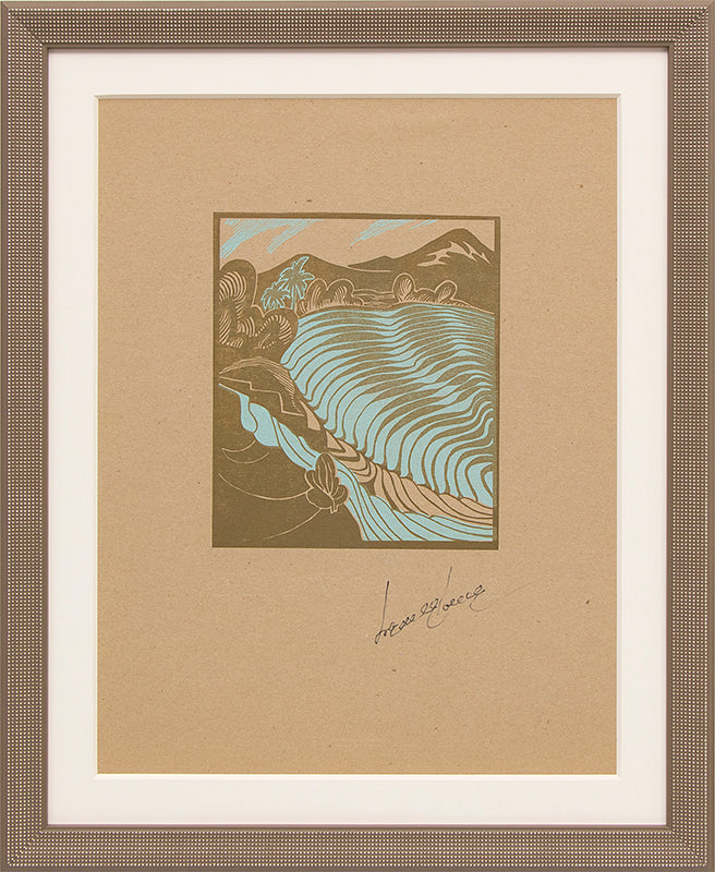 Pirouetting Paddies, Rice Terraces, Print