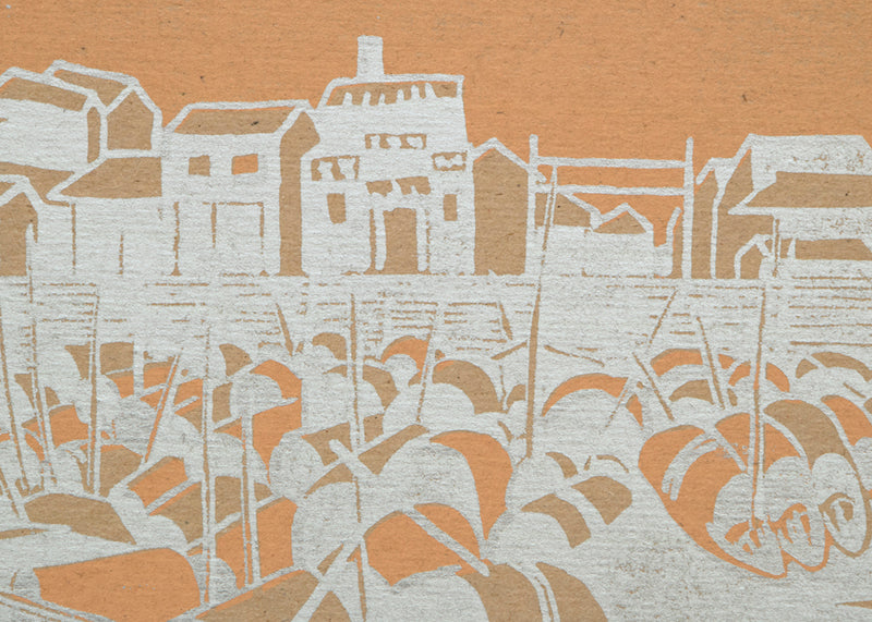 Sampans - Side by Side, Canton, Print, circa 1928