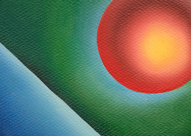 Basic Form Problem #1 (Two Polygons), Painting, circa 1940
