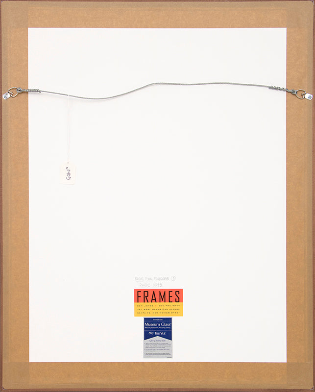 Basic Form Problem #6 (Three Polygons), Painting, circa 1940