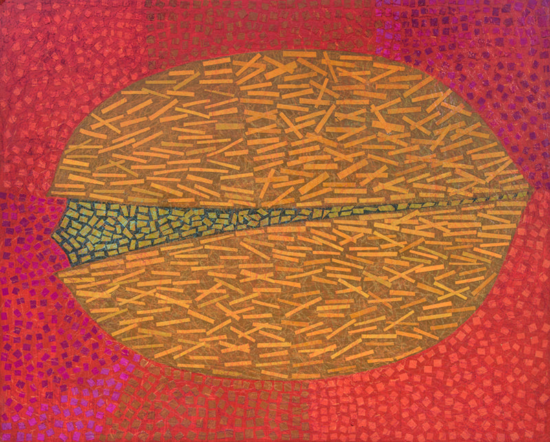 Untitled (Pistachio), Mixed Media Painting, circa 1970