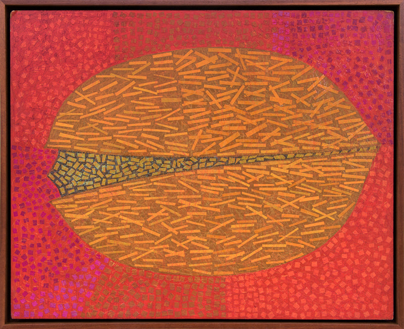 Untitled (Pistachio), Mixed Media Painting, circa 1970