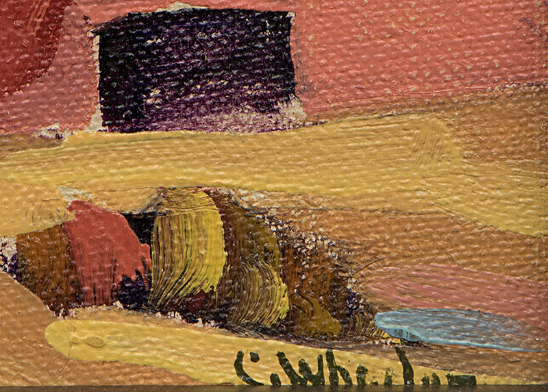 Untitled (Red Barn), Painting