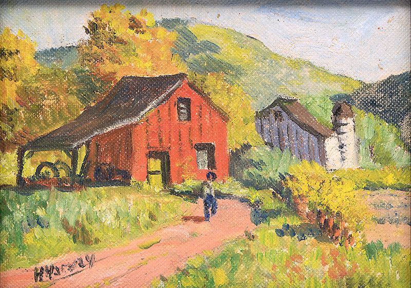 H. Harvey (20th Century) artwork for sale. Untitled (Farm), Painting, Denver, Colorado, Art Gallery)