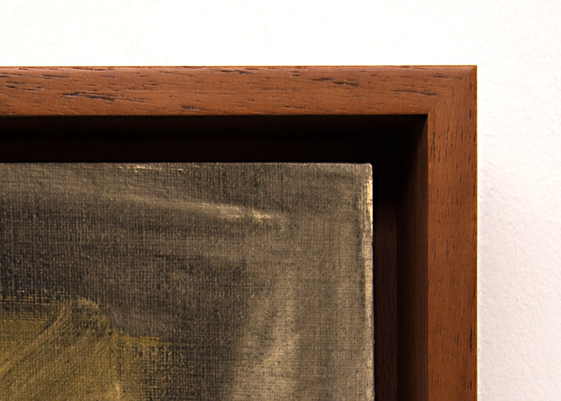 Untitled (Abstract in Brown, Ochre, Black, and Blue), Painting, 1963