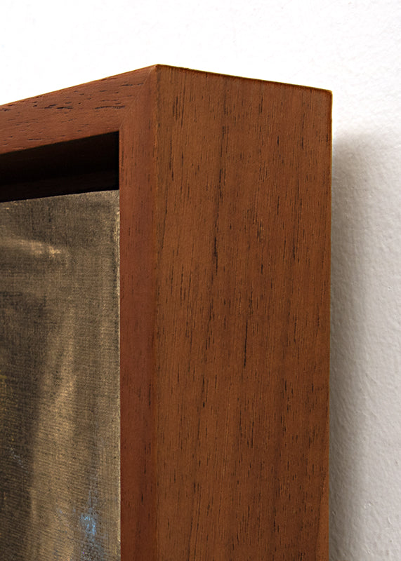 Untitled (Abstract in Brown, Ochre, Black, and Blue), Painting, 1963