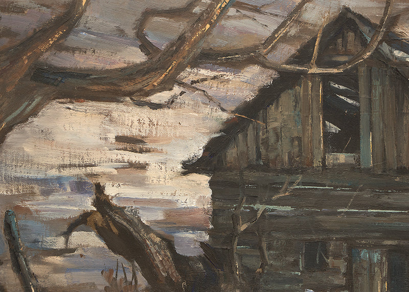 Untitled (Along Santa Fe Road), Painting
