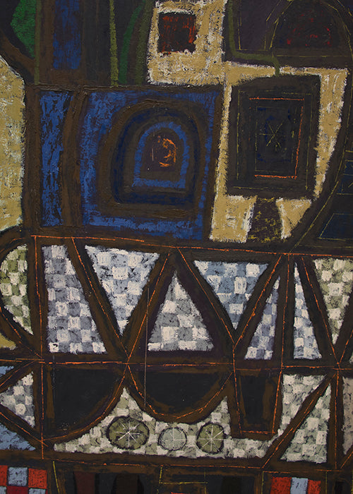 Still Life (Flowers on Table), Painting, 1960