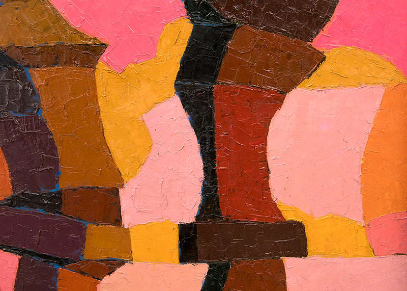 Still Life with Masks, Painting, 1983
